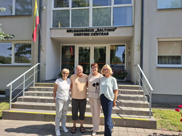 Svečių iš Vokietijos viešnagė Gelgaudiškio „Šaltinio“ ugdymo centre