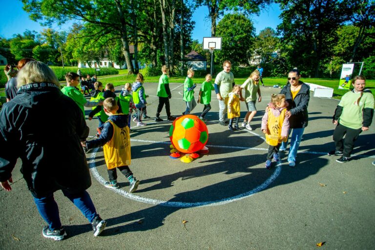 Kamuolio žongliravimo konkursas Gelgaudiškyje