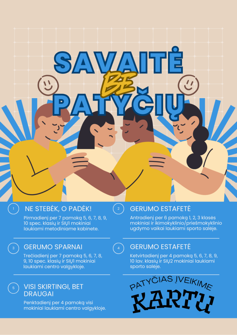 SAVAITĖ BE PATYČIŲ